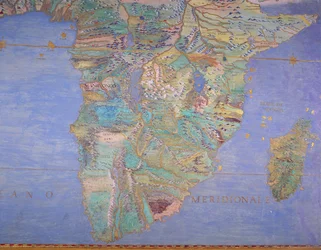 Map of Sixteenth Century India, from the 